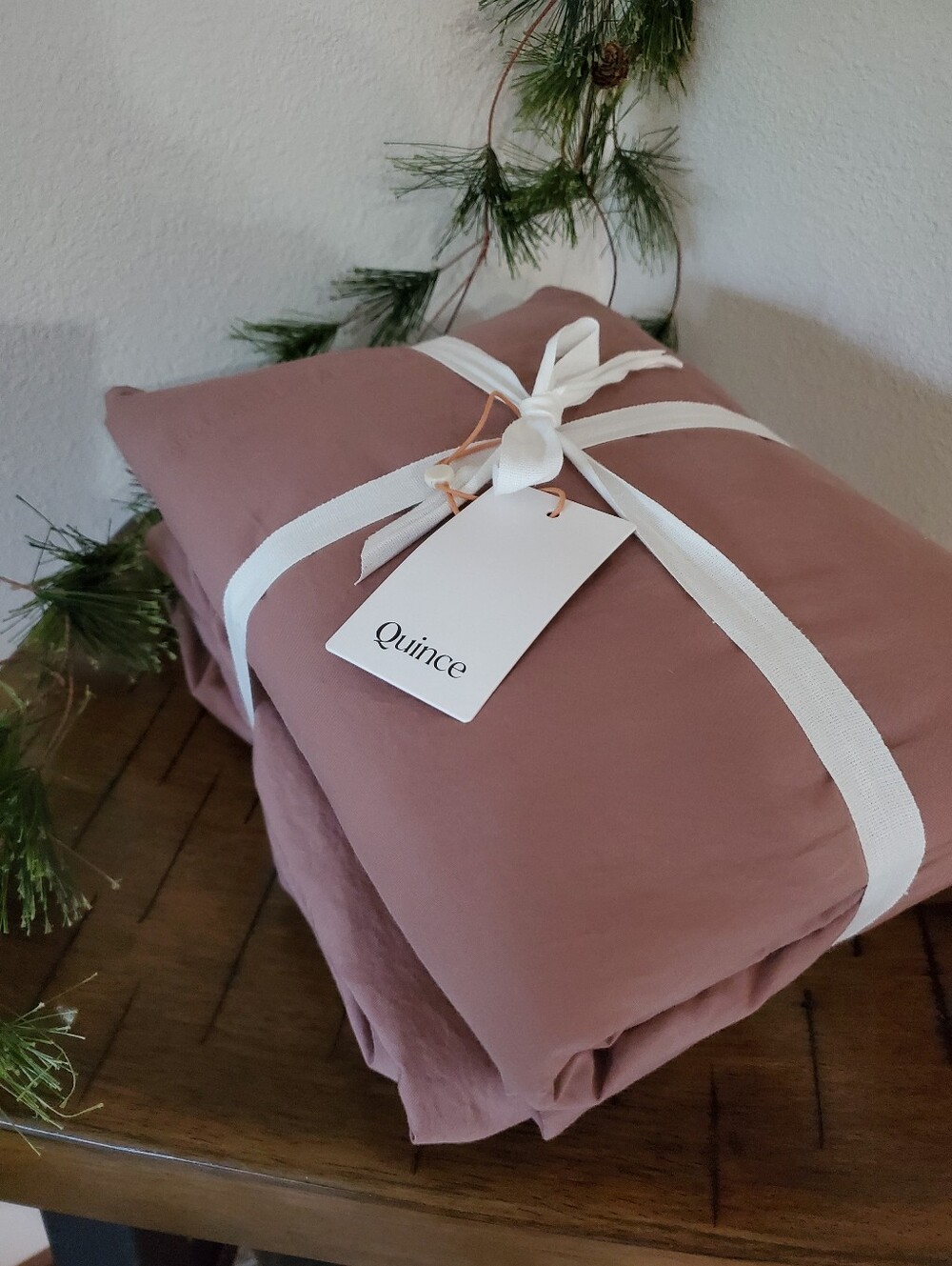 Quince Fig Organic Cotton Percale King Sheet Set